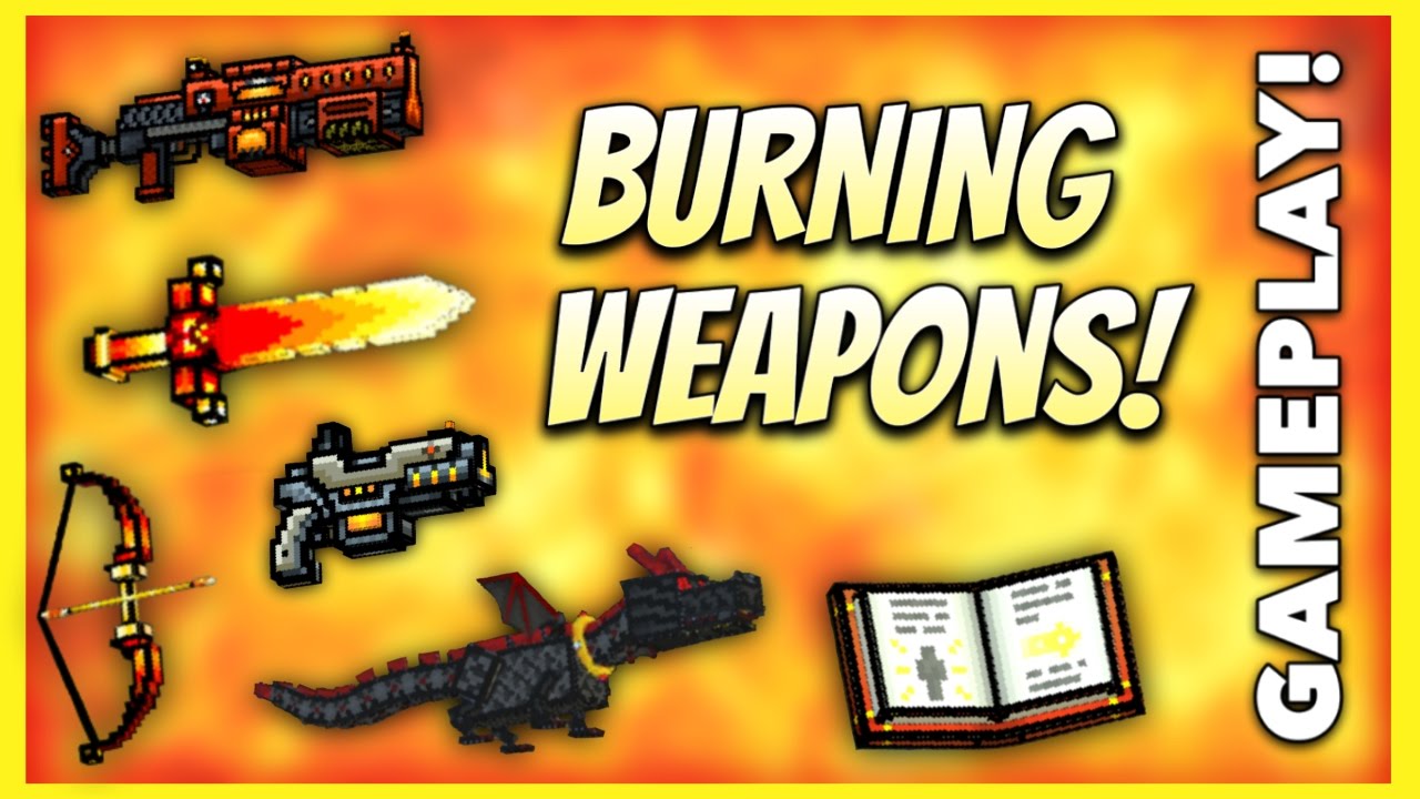 Pixel Gun 3D - Burning Weapon Gameplay!