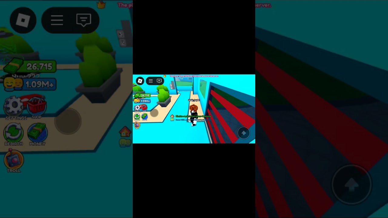 Unlocking a golden play button. Playing youtuber tycoon roblox