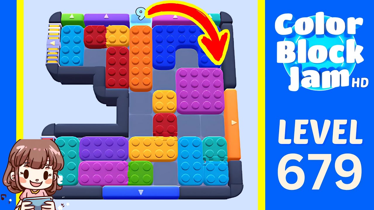 Color Block Jam Level 679 Solution Walkthrough