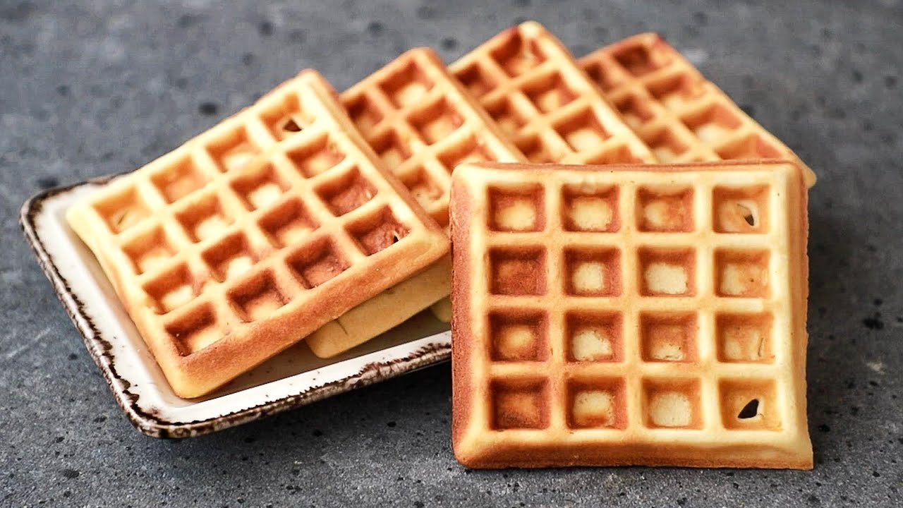 GOFRY WIEDEŃSKIE w gofrownicy ☆ Chrupiące na zewnątrz, miękkie w środku Klasyczny przepis na gofry