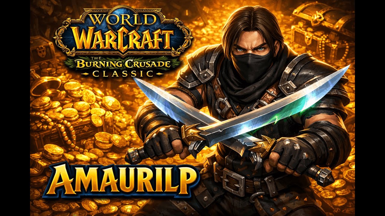 Rogue 70 Farmando gold e masmorras! Wow TBC Ao vivo! PT-BR