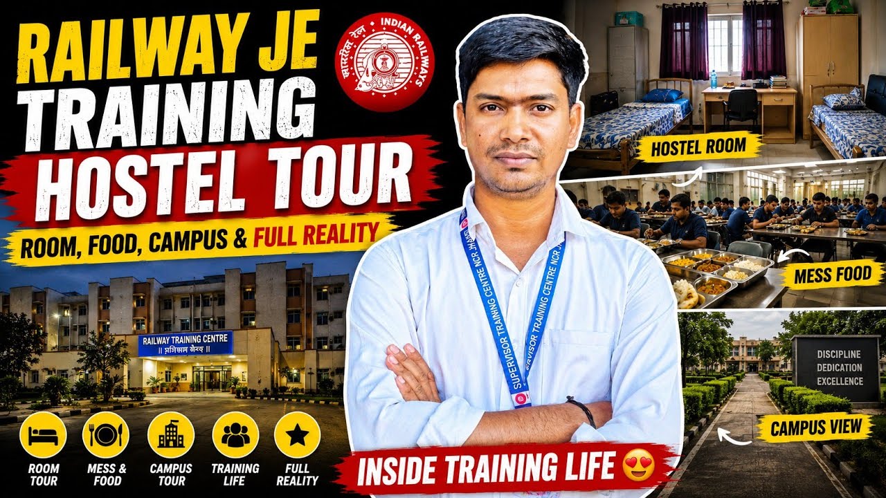 RRB JE Training Hostel Tour 🔥