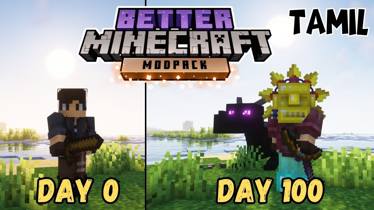 I Survived 100 Days in Better Minecraft Modpack! and Here&rsquo;s What Happened | CBE_Ghoul[Tamil]