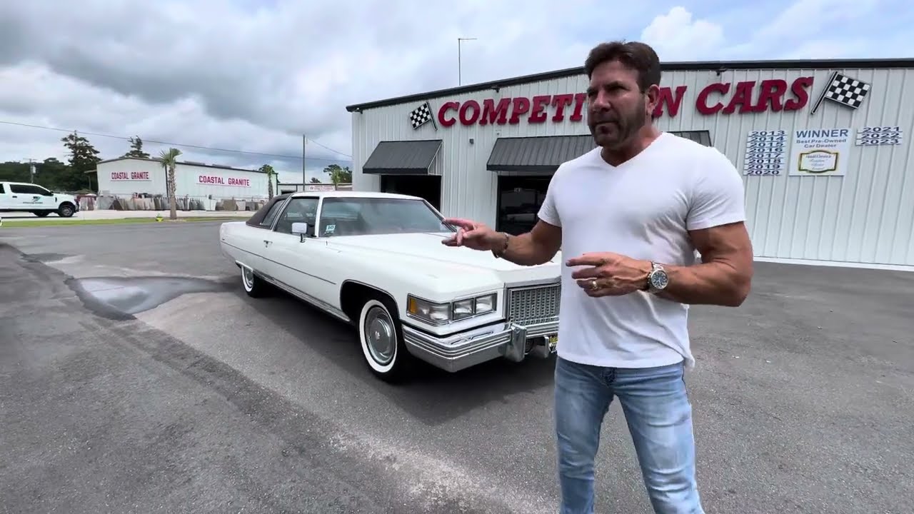 1975 Cadillac Coupe DeVille Driving Video!