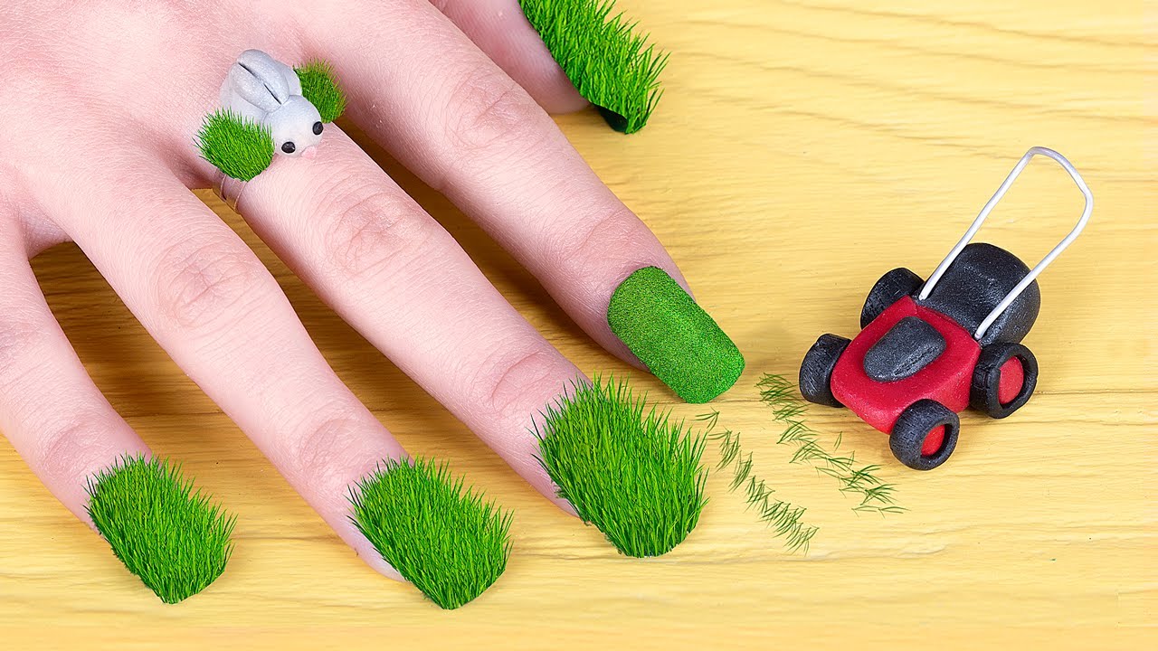 11 Außergewöhnliche Hacks - Frühlings Nail Art Ideen
