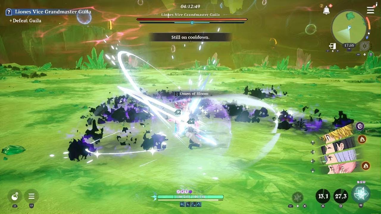 7DS:Origin Vice Grandmaster Guila (Hell difficulty)