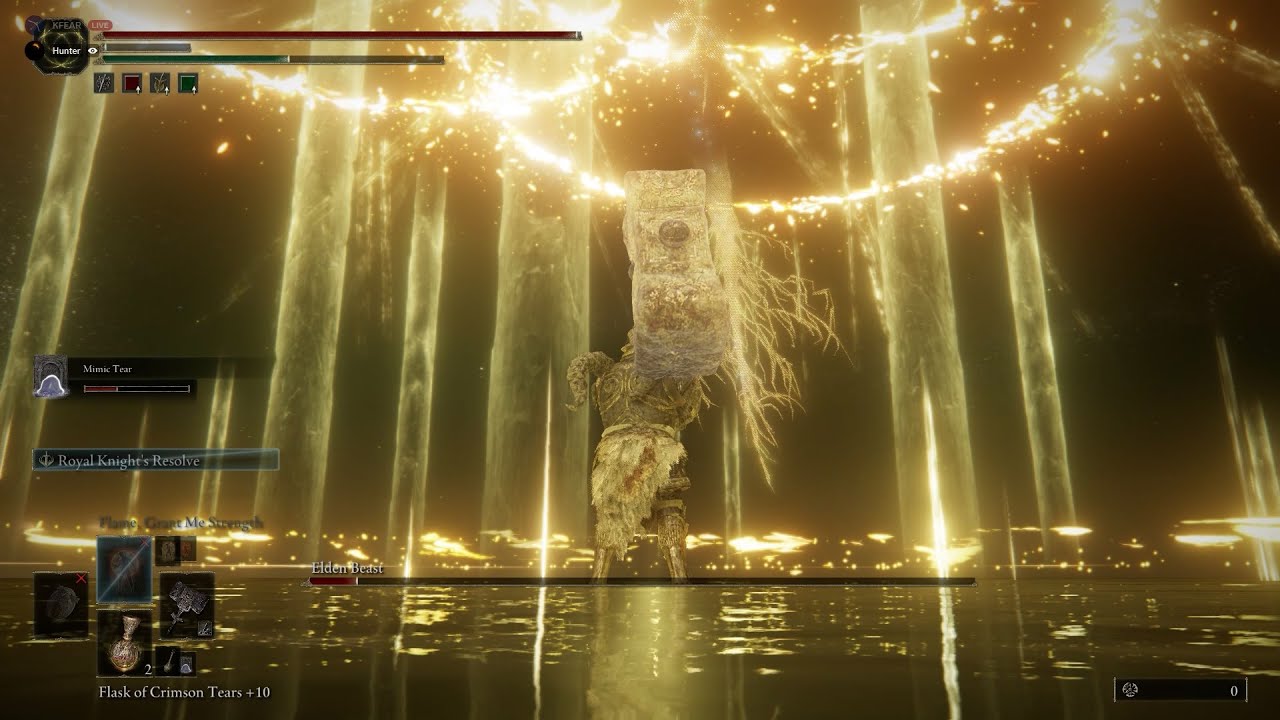 Killing the Elden Beast at level 147 - KFear