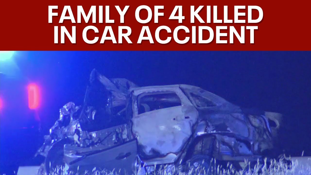 Family of 4 and engaged woman killed in wrong-way car crash in Fort Worth