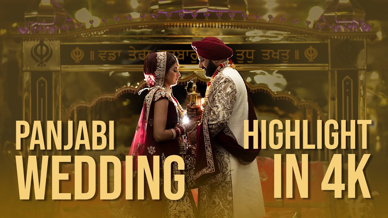 Epic Panjabi Wedding Highlight in 4K  | Sanj ❤️ Gags | #wedding #weddinghighlights #punjabiwedding