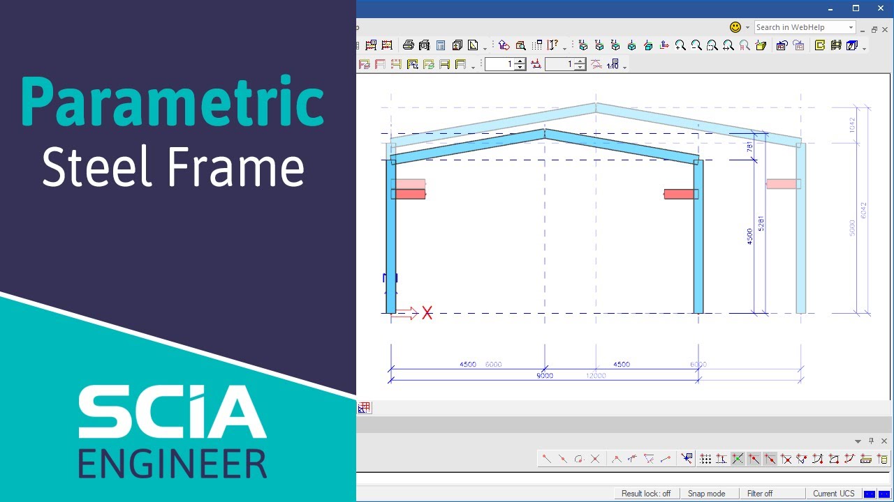 SCIA Engineer Tutorial: Parametric Steel Frame