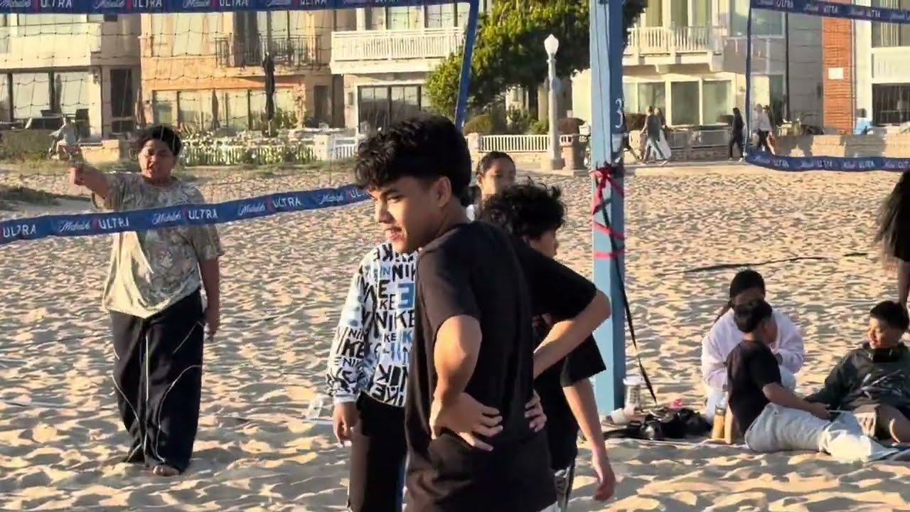 Playing Volleyball Balboa Beach Part 3 & 4 