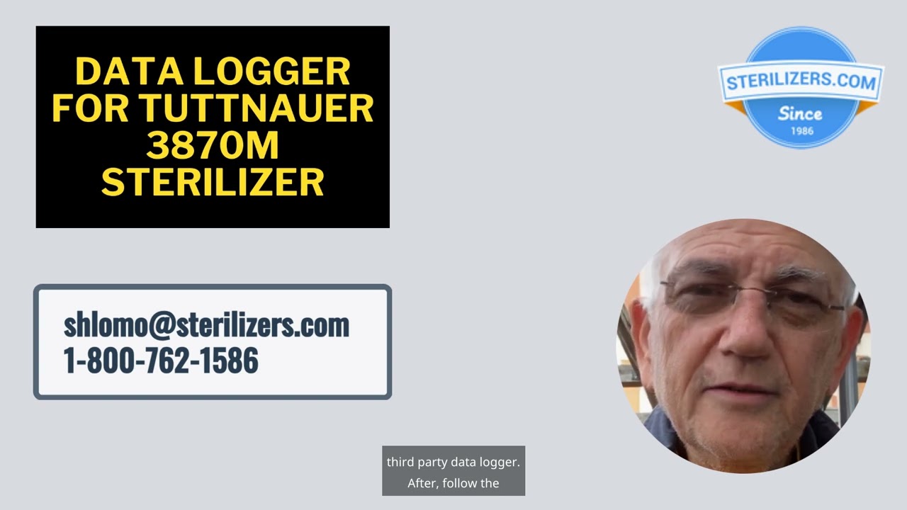 Data Logger for Tuttnauer 3870M Sterilizer