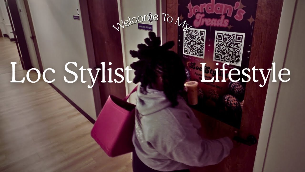 What a REALISTIC ditl of a Loctician looks like | Shampoo + Retwist and Style