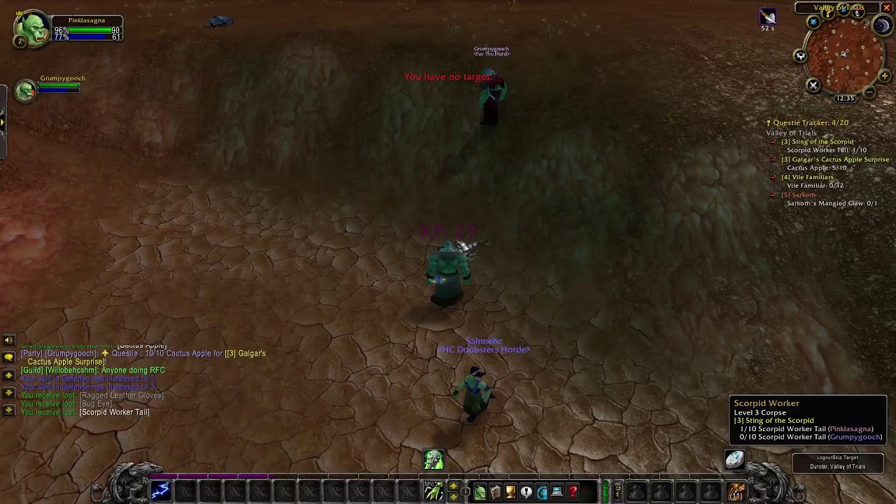 WOW CLASSIC HARDCORE| Death=delete