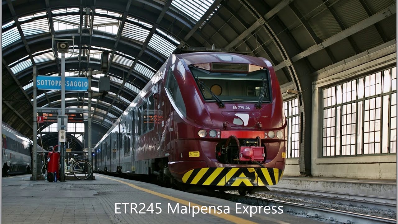 Da Milano Centrale a Malpensa Aeroporto Terminal 1 con ETR245 Malpensa Express (x2)