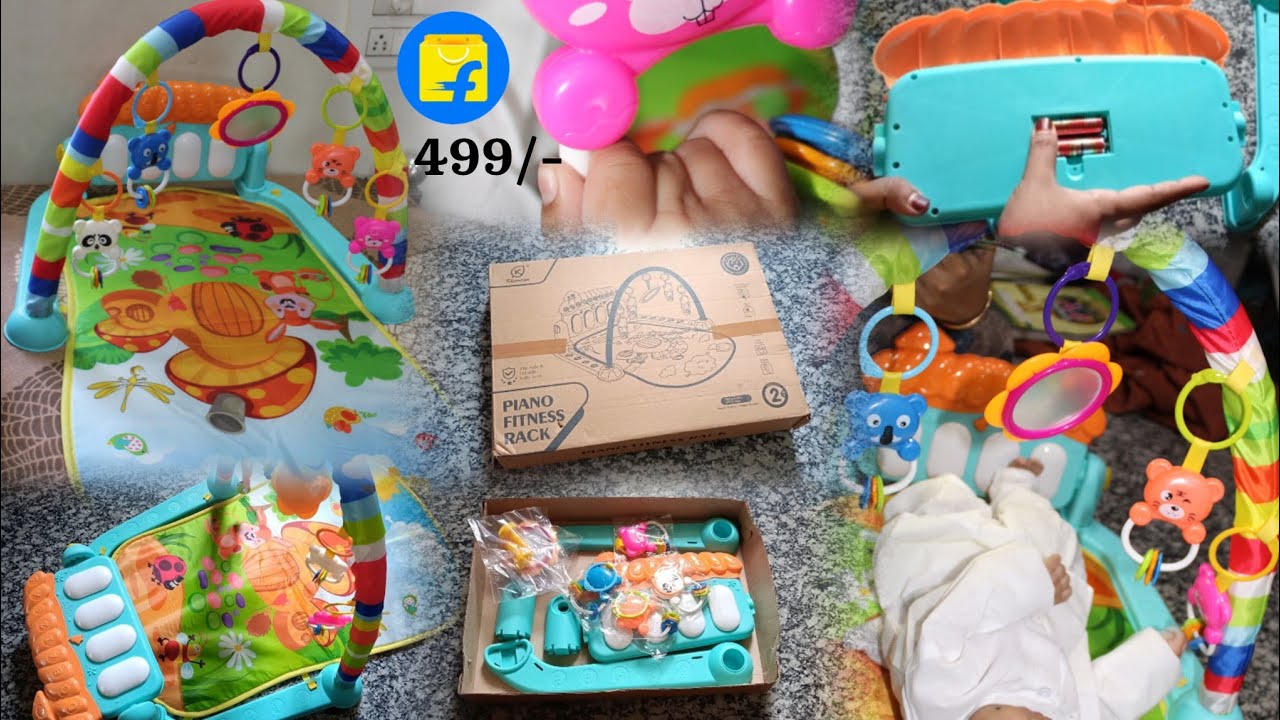 Musical Play Gym for baby|Flipkart Baby Gym Play mat|Piano fitness rack