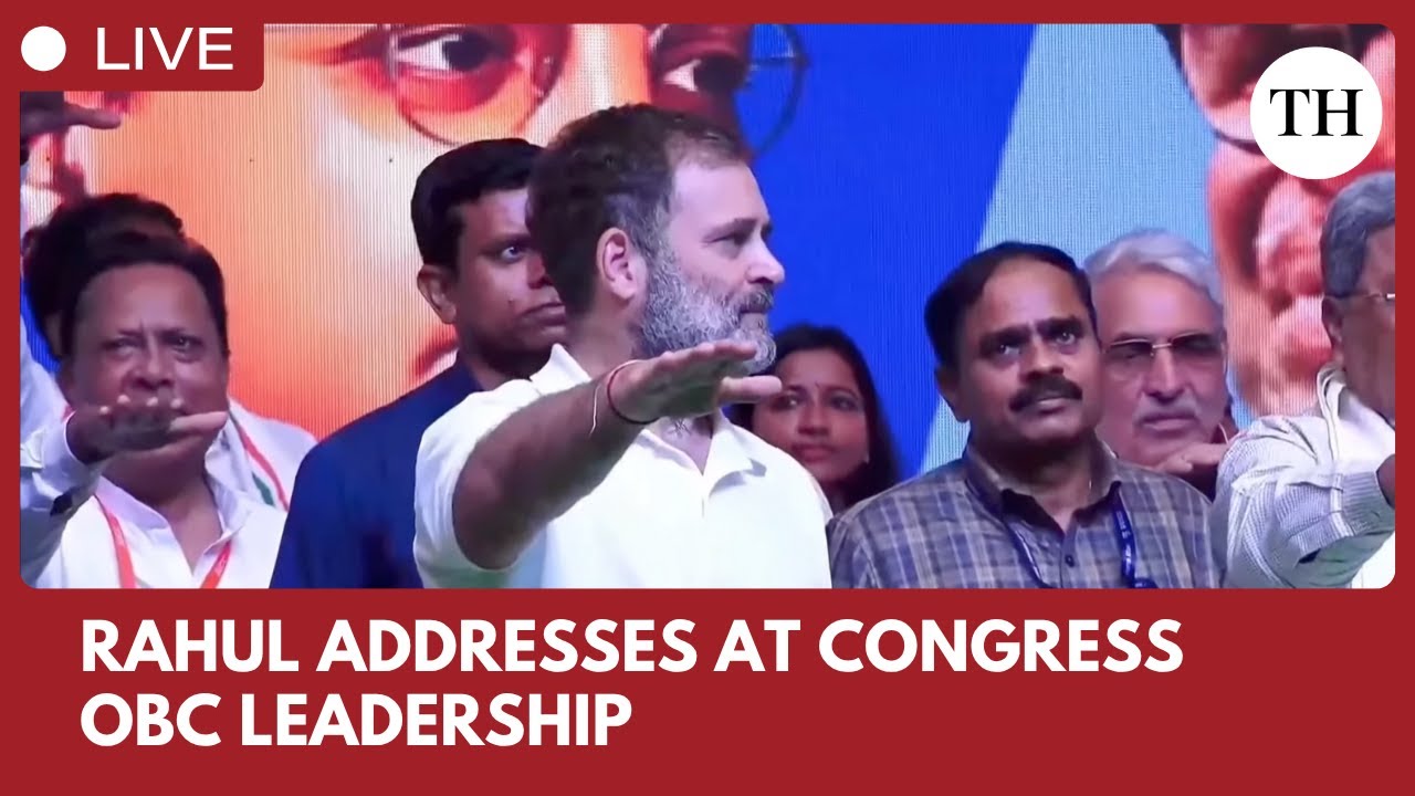Rahul Gandhi Addresses Congress OBC Leadership Meet