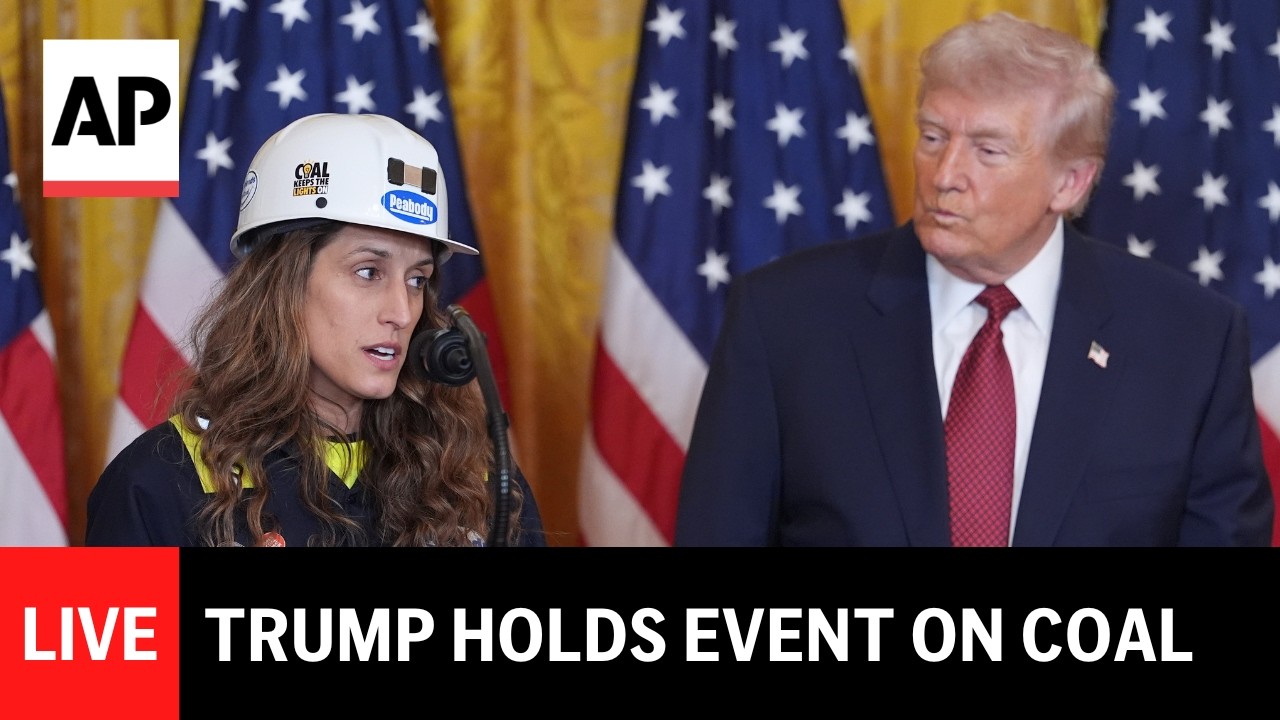 LIVE: Trump holds event on coal at the White House