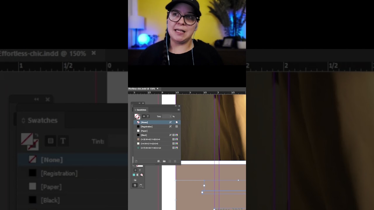 How to change text colors in InDesign.