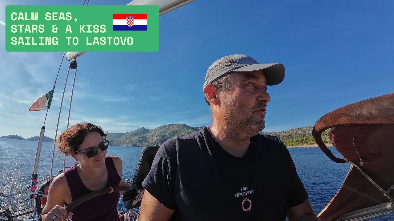 Sailing to Lastovo, Calm Adriatic Day, Stars, and a Perfect Arrival