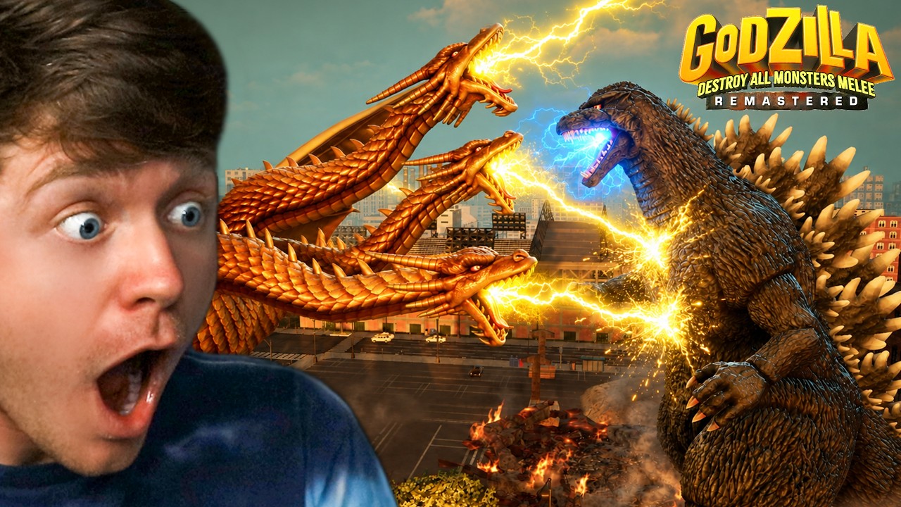 FIRST TIME Playing GODZILLA DESTROY ALL MONSTERS! (Demo)