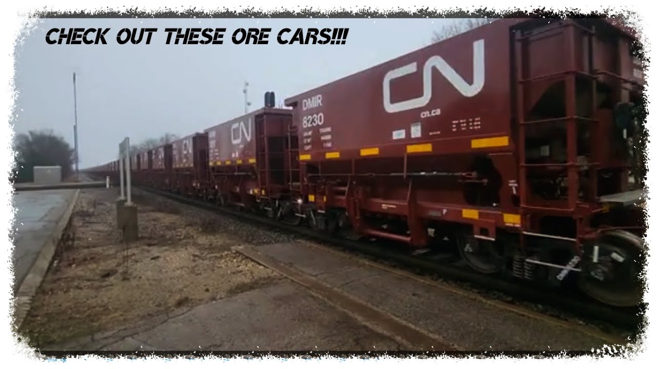 1/31/24 Check out these New DMIR Ore Cars!!! #railfanning