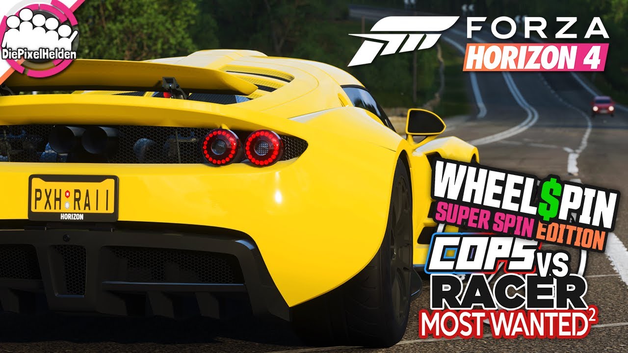 FORZA HORIZON 4 - CROSSOVER: WHEELSPIN Super-Spin x COPS vs RACER Most Wanted² - FH4 MULTIPLAYER