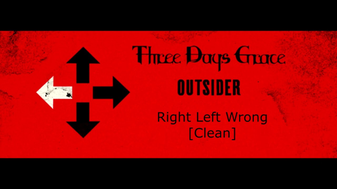 Three Days Grace - Right Left Wrong [Clean]