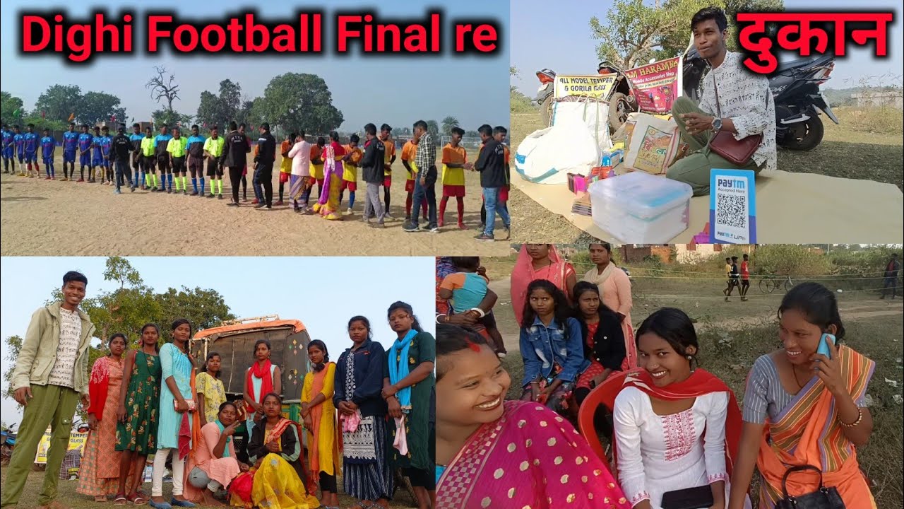 Dighi Football Final re Am HaramBa Mic Reku ror keda🎤🤗 Santhali Vlog