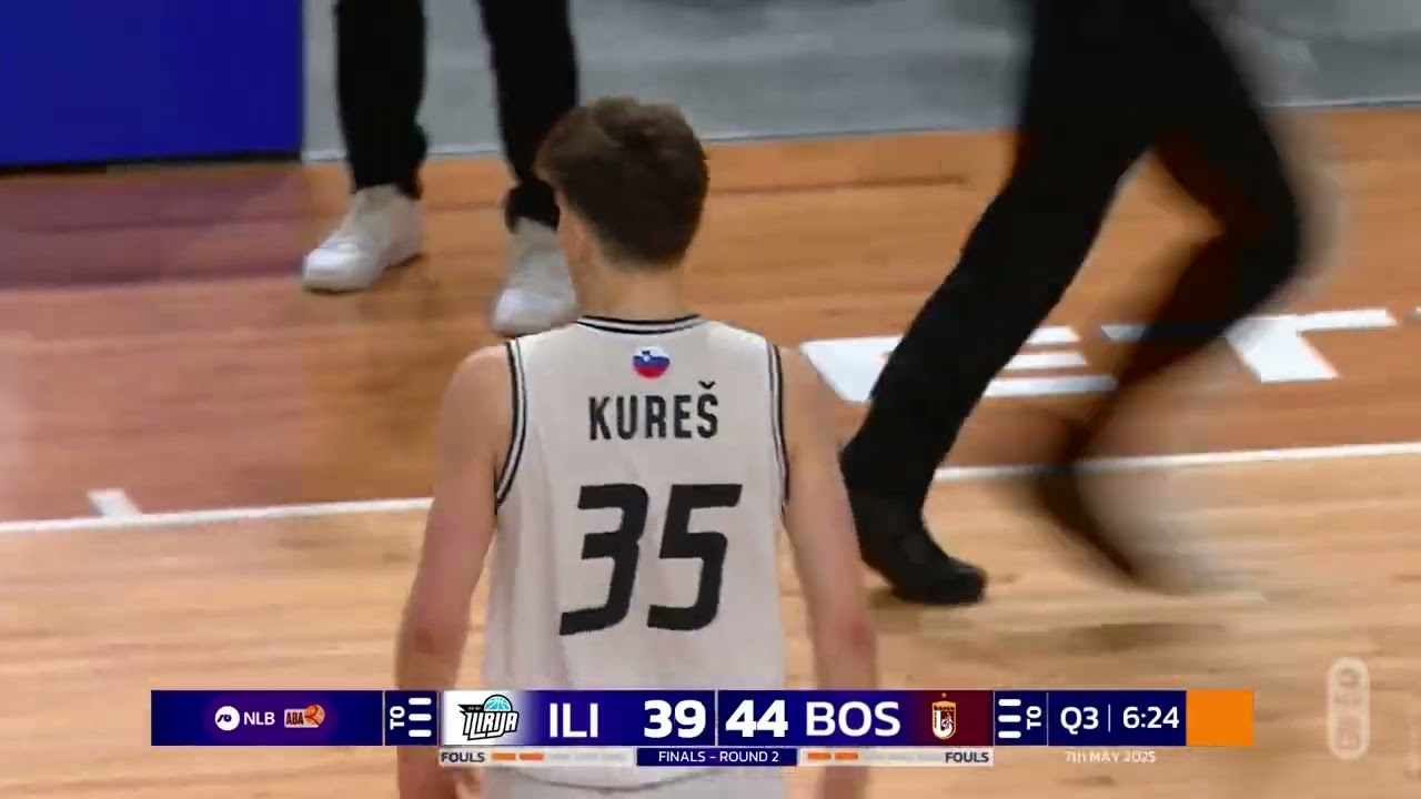 NLB ABA League 2 2024/25 highlights, Finals Round 2: Ilirija – Bosna Visit Sarajevo (7.5.2025)