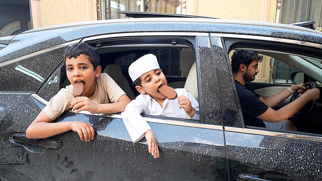 عبودي والياس اخذو ايسكريمات ! شوفوا ايش صار