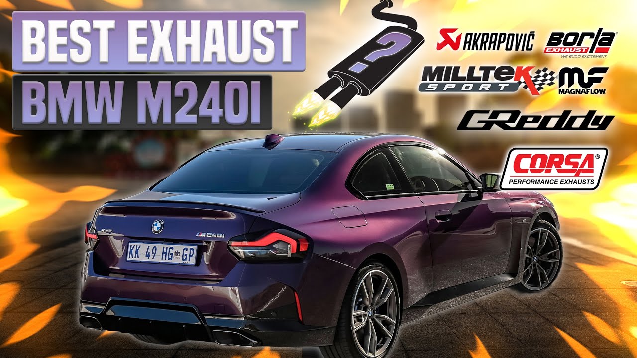 BMW M240i Exhaust Sound🔥 Akrapovic,Remus,Dinan,Quicksilver,XForce,Milltek,MBRP,Cobra,M Performance