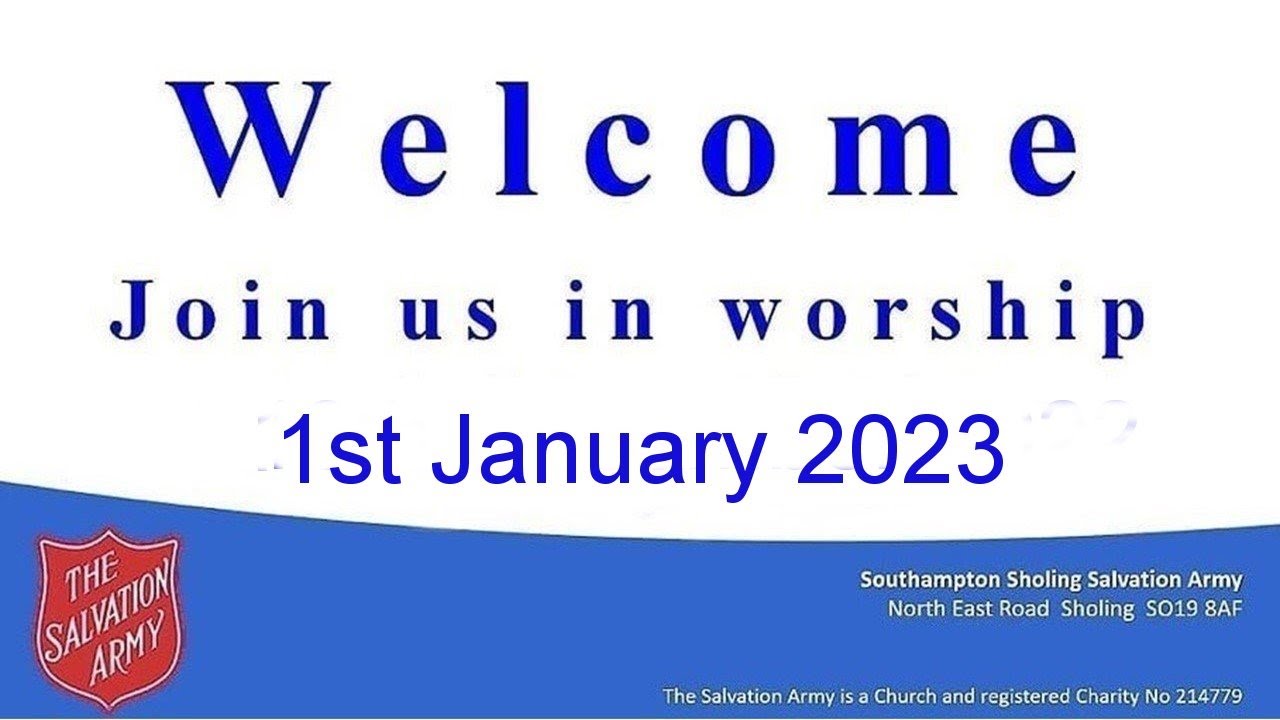 1st January 2023 - Sholing Salvation Army