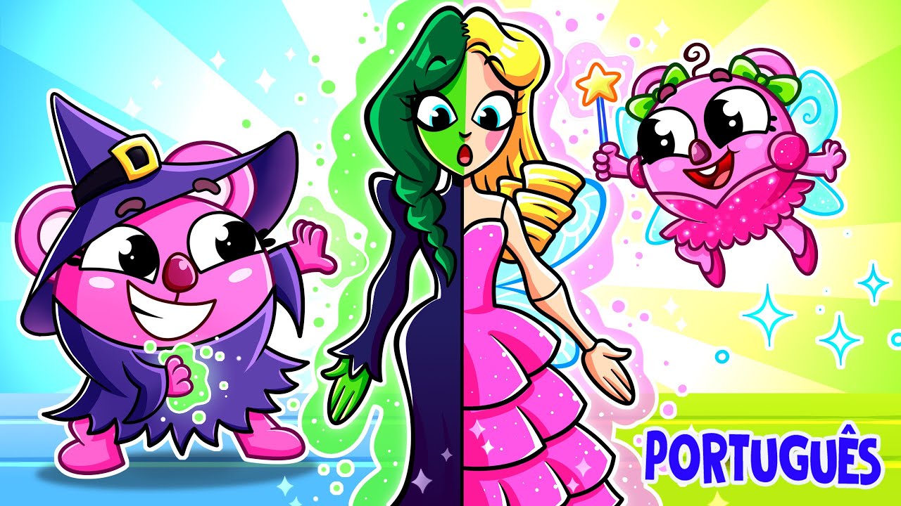 Fada Rosa ou Bruxa Verde ✨ Minha Boneca Ganha Vida | Canções Infantis 🐱🐨🐰 Por Baby Zoo Português