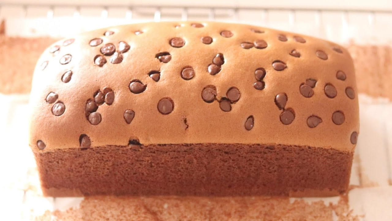 パウンド型で♪ふわしゅわ♡チョコレート台湾カステラの作り方／Chocolate Taiwanese Castella recipe