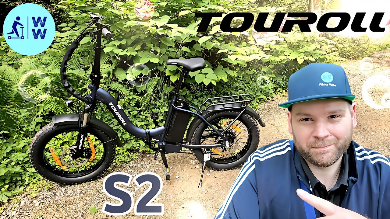 Touroll S2 🔥 faltbares eFatbike 🔥 Stark,Günstig & Großer Akku, 25 km/h, 250 Watt, eBike 2025, eFold