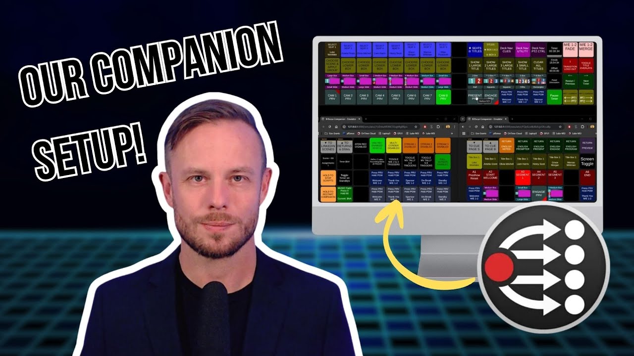 A Tour of Our Bitfocus Companion Setup for Virtual and Hybrid Event Production