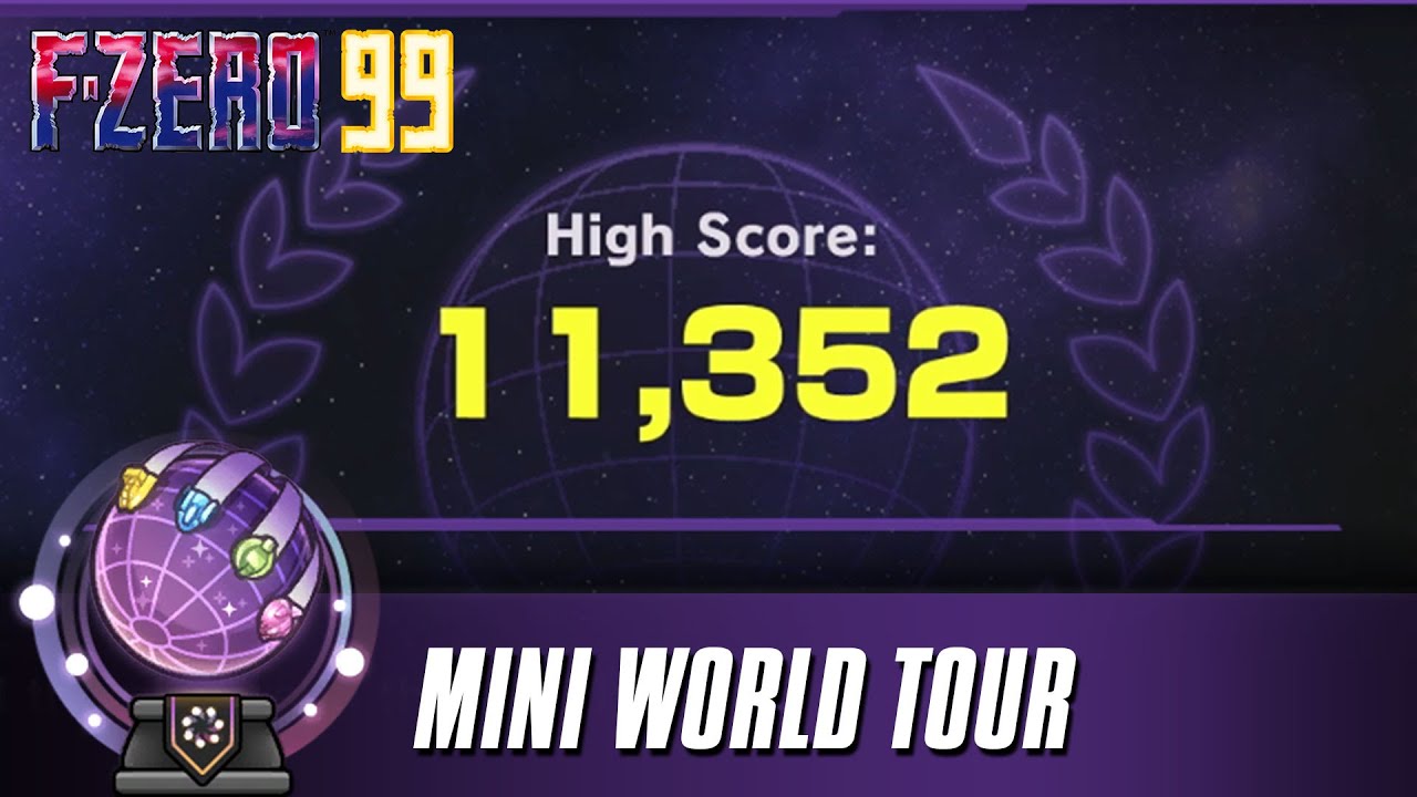 Playing in the Mini World Tour! - F-ZERO 99