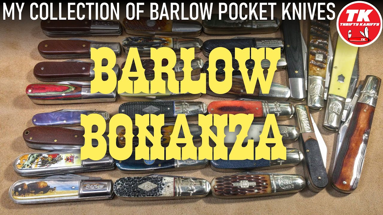 TK's Barlow Bonanza - My Collection of 29 Barlow Pocket Knives