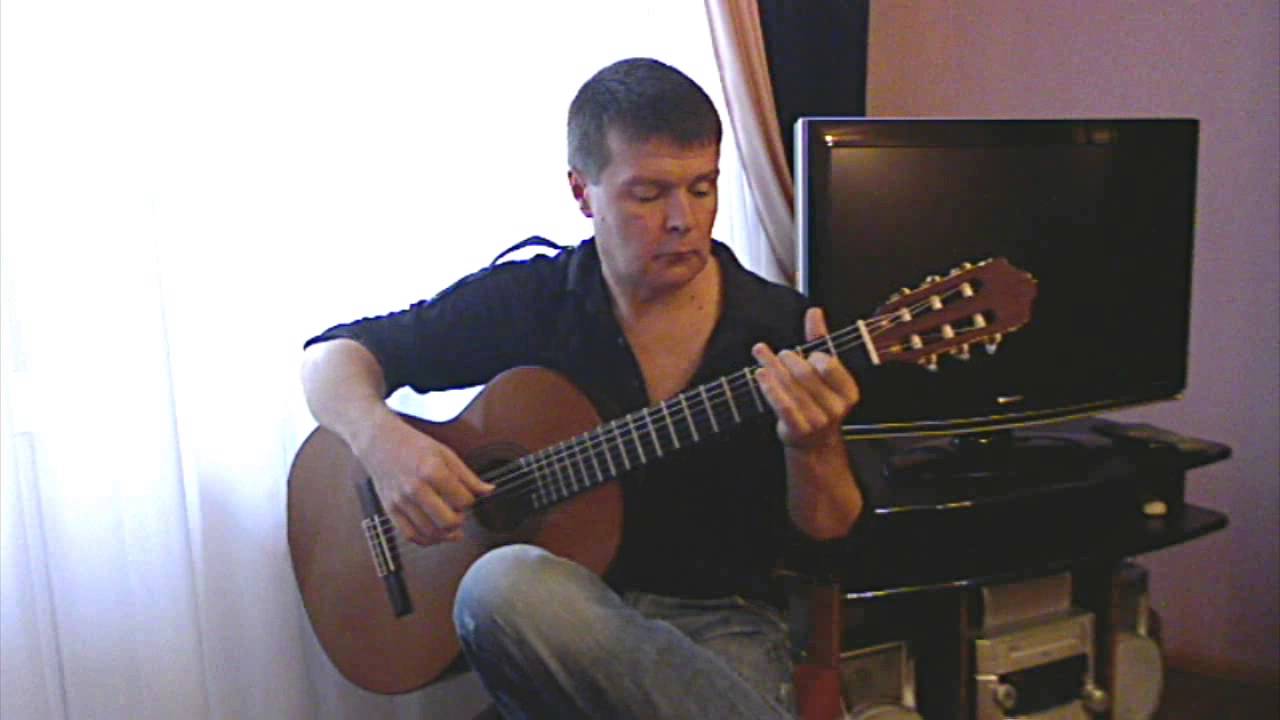 A. Vivaldi. 1st part Violin Concerto in Am, RV 356 on classical guitar