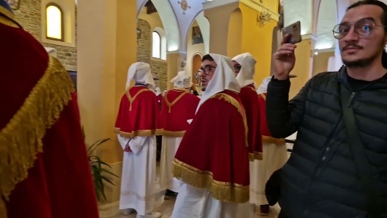23 Cilento, confraternite di Montecorice, 7 aprile 2023, chiesa San Nicola di Stella Cilento (SA)