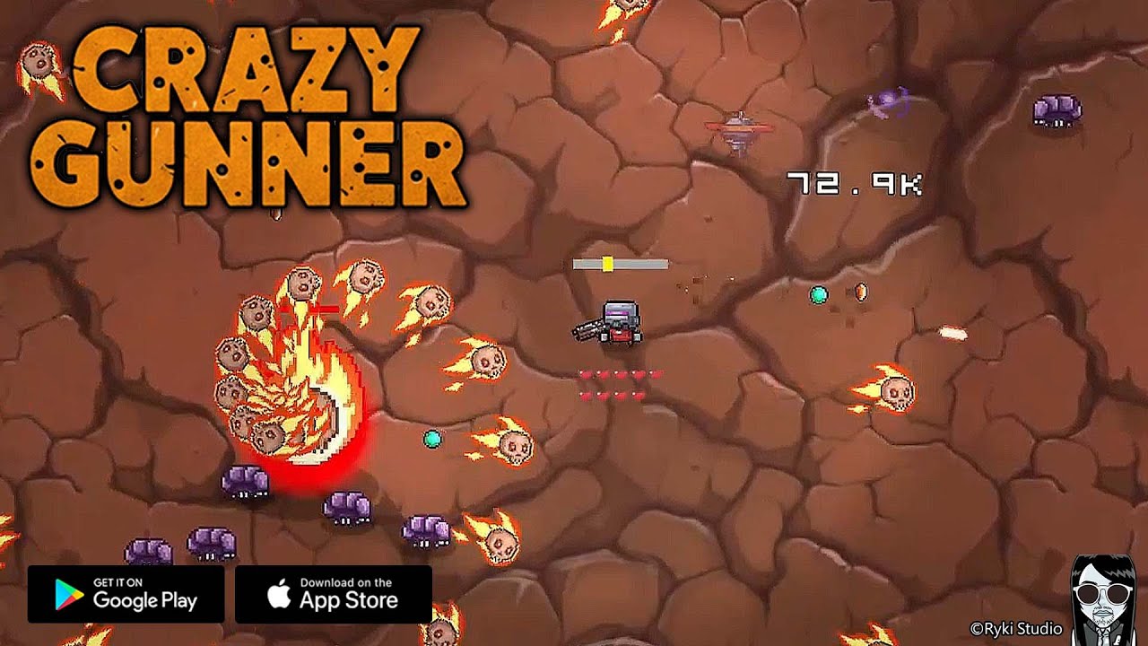 Crazy Gunner: 怪物大割草 - 像素動作遊戲 Android APK iOS | 肯魚遊戲