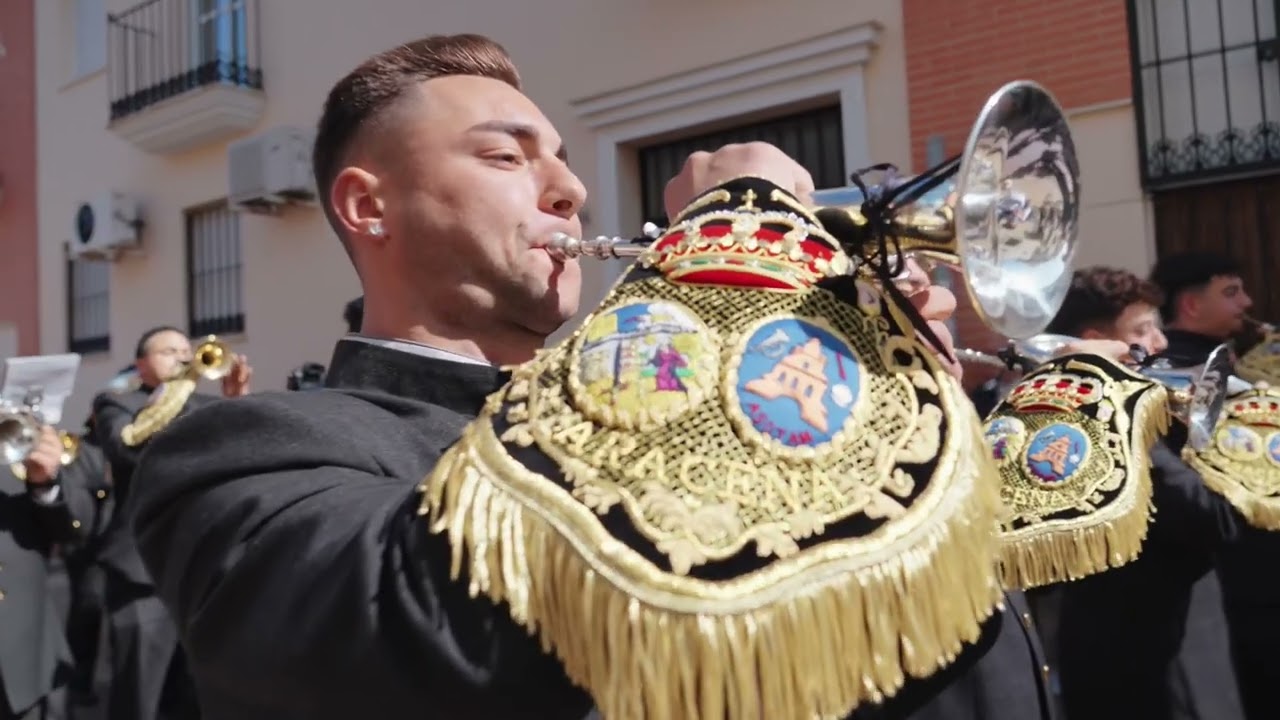 DOMINGO DE RAMOS 2025 BANDA CCTT DE ARACENA 🎶LA ÚLTIMA ORACIÓN