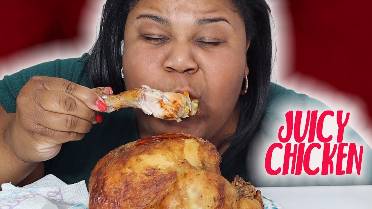 CHICKEN WEEK DAY 1| WHOLE ROTISSERIE CHICKEN  mukbang| 이팅
