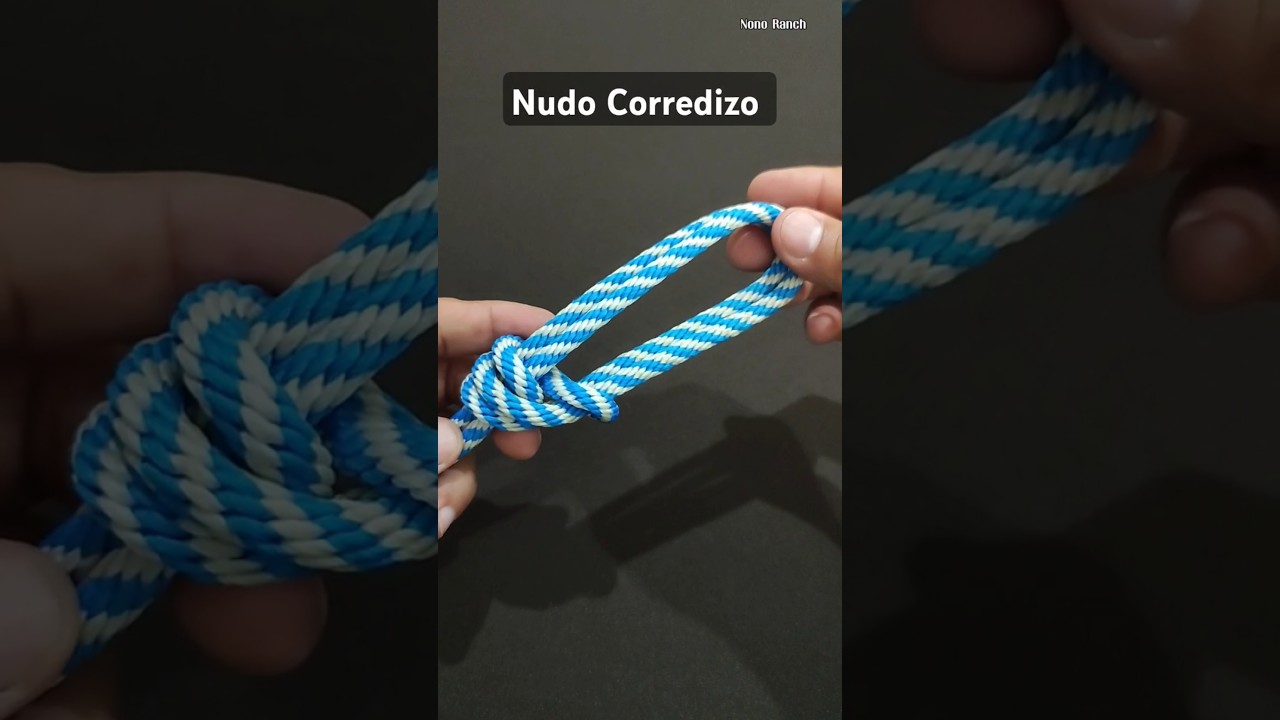 C&oacute;mo se hace un Nudo Corredizo 👉💯😉 @nonoranchadventure8397
