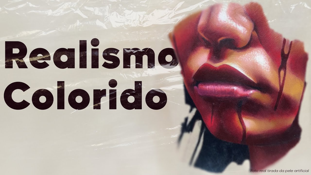 Aprenda a tatuar um rosto humano realista colorido