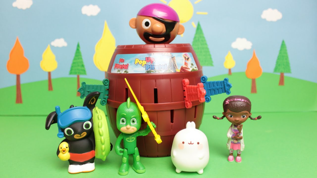 PIRATA POP UP - Bing e Geco sfidano Molang e la Dottoressa Peluche [Challenge]