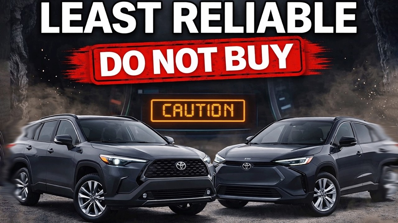 Least Reliable TOYOTAs of 2026 ! - Cars with Really LOW SCORES.