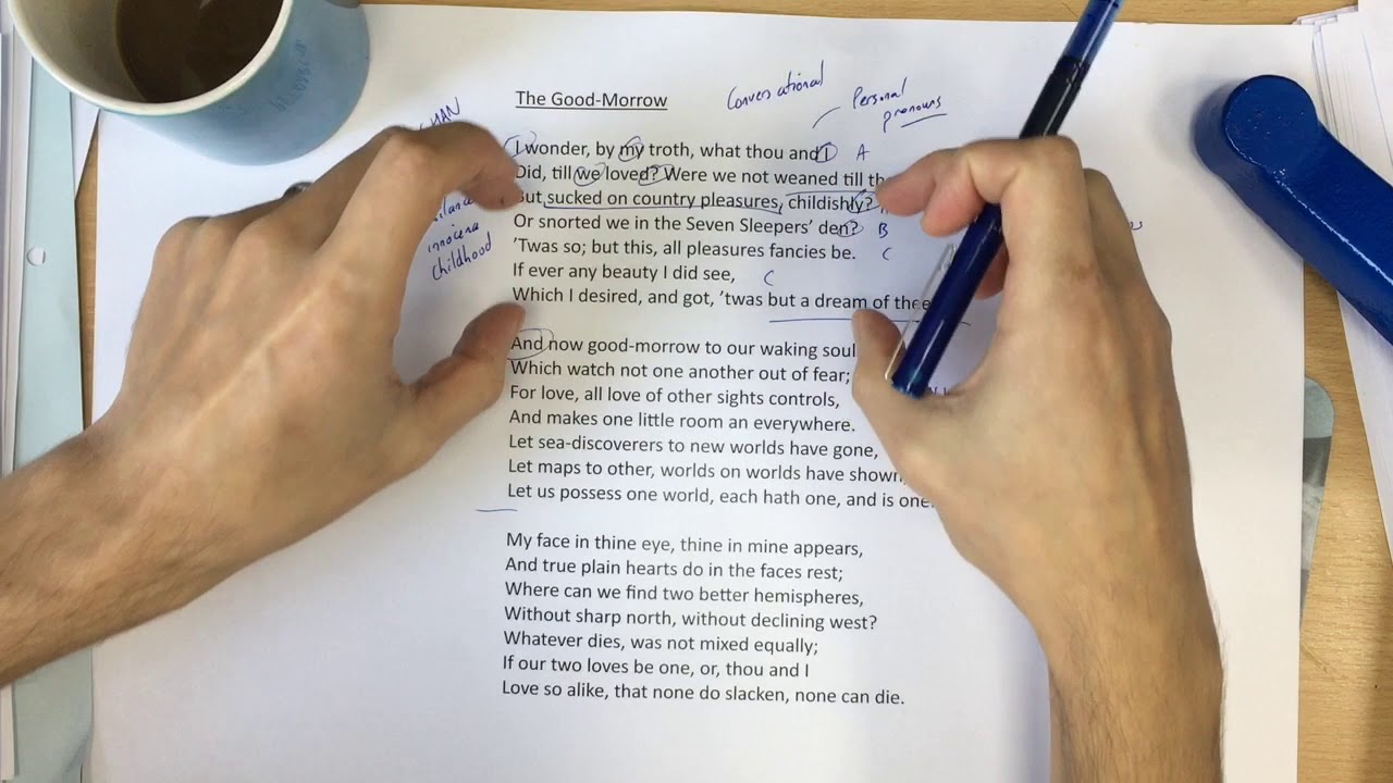 Metaphysical Poetry 2 - The Good-Morrow: Donne