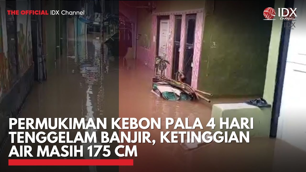 Permukiman Kebon Pala 4 Hari Tenggelam Banjir, Ketinggian Air Masih 175 cm | IDXC UPDATE